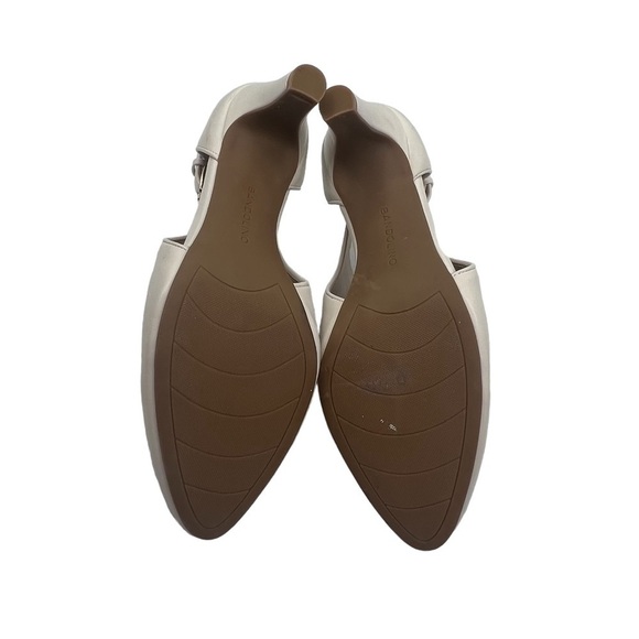 Bandolino White Wardell Pointed Closed Toe Heels Size 9 1/2 Women’s - Picture 9 of 11